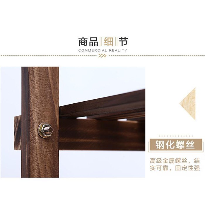 多肉花架子阳台装饰多层实木多功能置物架室内客厅创意花架A656详情图4