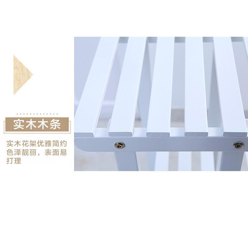 多肉花架子阳台装饰多层实木多功能置物架室内客厅创意花架A656详情图5