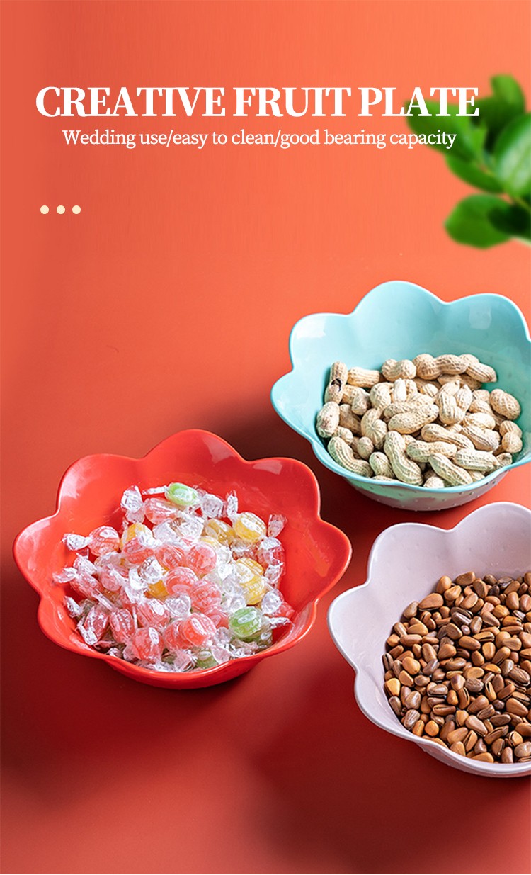 创意欧式家用水果盘客厅茶几塑料糖果盘干果盘办公室零食盘小果盘详情图5