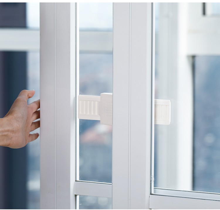 玻璃移窗锁儿童推拉门锁窗户安全锁扣宝宝移窗防打开夹手详情图13