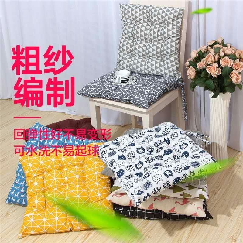 四方棉麻白棉坐垫椅子家用冬季地上座垫学生办公室久坐屁股垫椅子凳子屁股垫子细节图