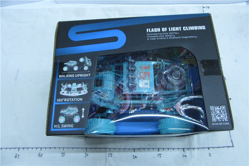Caja de ventana truco coche escalada juguete juguete eléctrico rc coche rc plástico 1 boya juguete