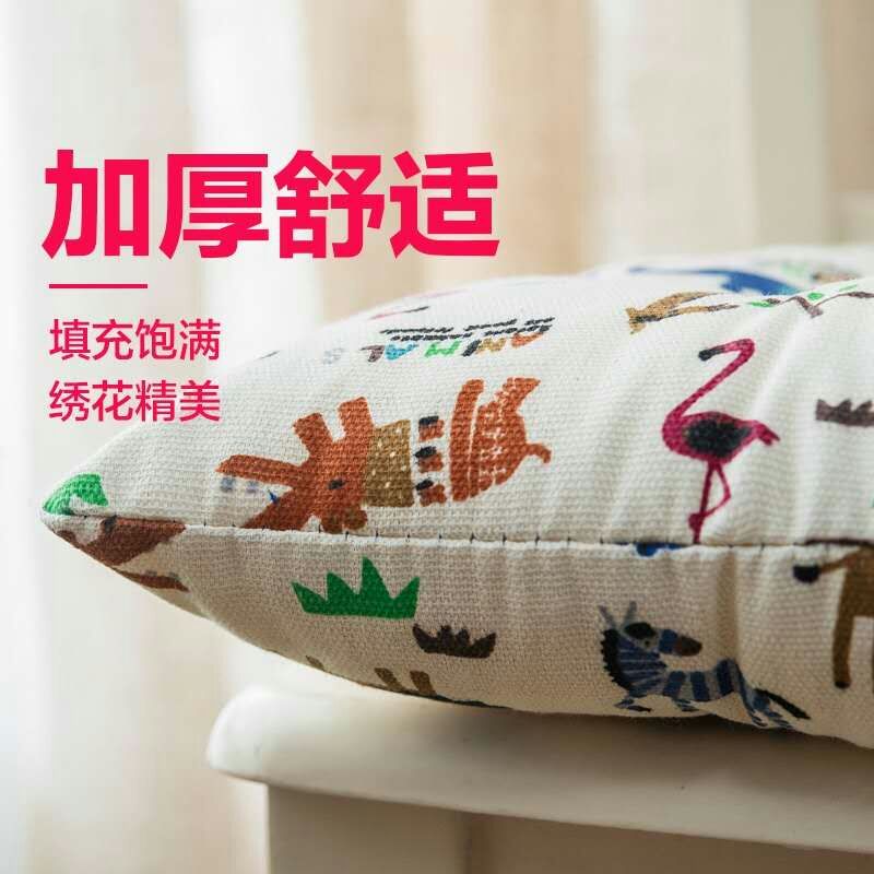 四方棉麻白棉坐垫椅子家用冬季地上座垫学生办公室久坐屁股垫椅子凳子屁股垫子详情图6