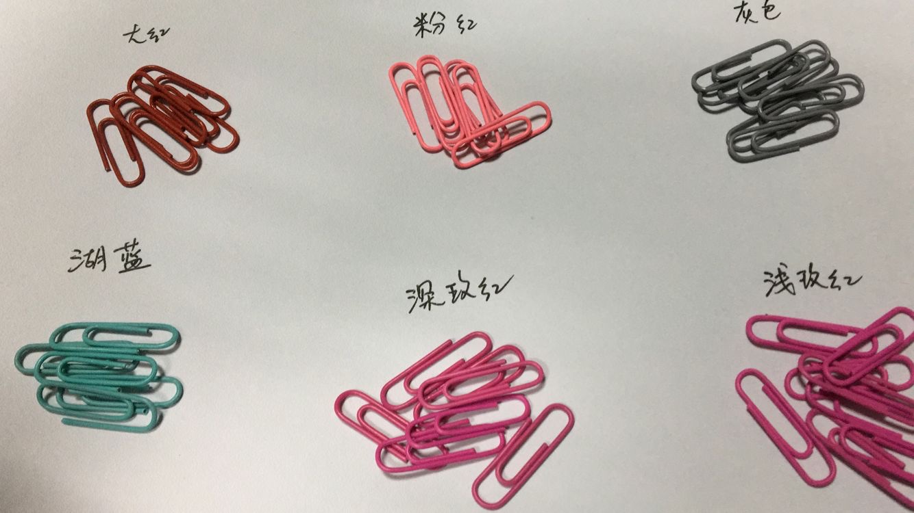 Paper clips, office supplies, colorful bookmarks, creative and cute circular pins, clips, U-shaped pins, anti-rust stamps, spiral pins, small circular pins, paper clips, fixed wholesale stationery, 1 piece undefined