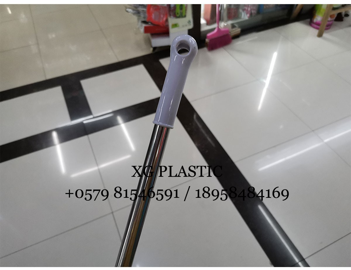 地刷塑料家用厕所清洁刷不锈钢长柄新款耐用地板刷灰色瓷砖地板刷详情图4