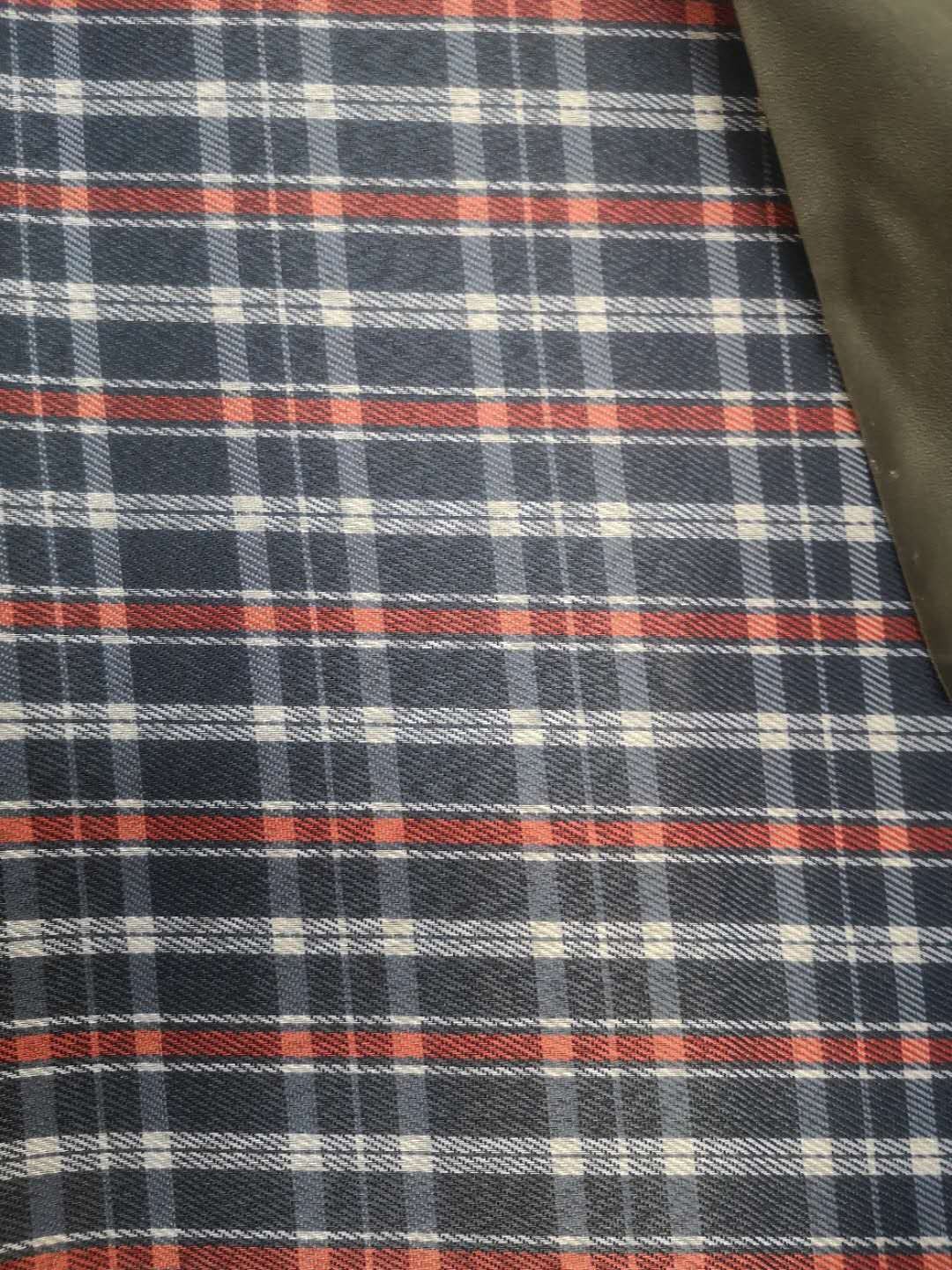 田园风格子桌布 涤棉斜纹色织布料来样定制详情图3