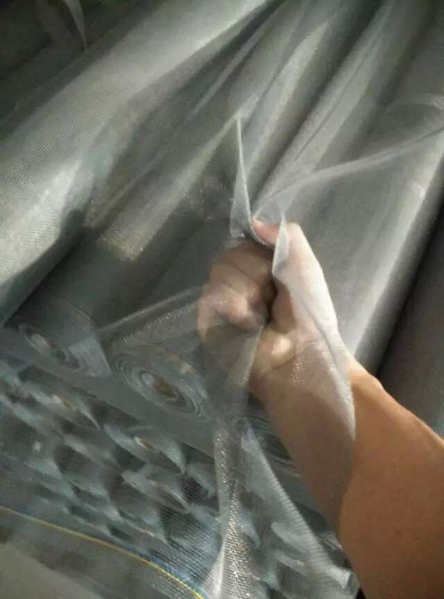 Invisible glass fiber window screen PVC window screen