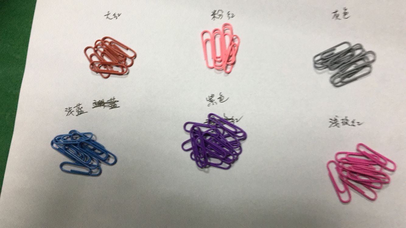 Paper clips, office supplies, colorful bookmarks, creative and cute circular pins, clips, U-shaped pins, anti-rust stamps, spiral pins, small circular pins, paper clips, fixed wholesale stationery, 1 piece undefined