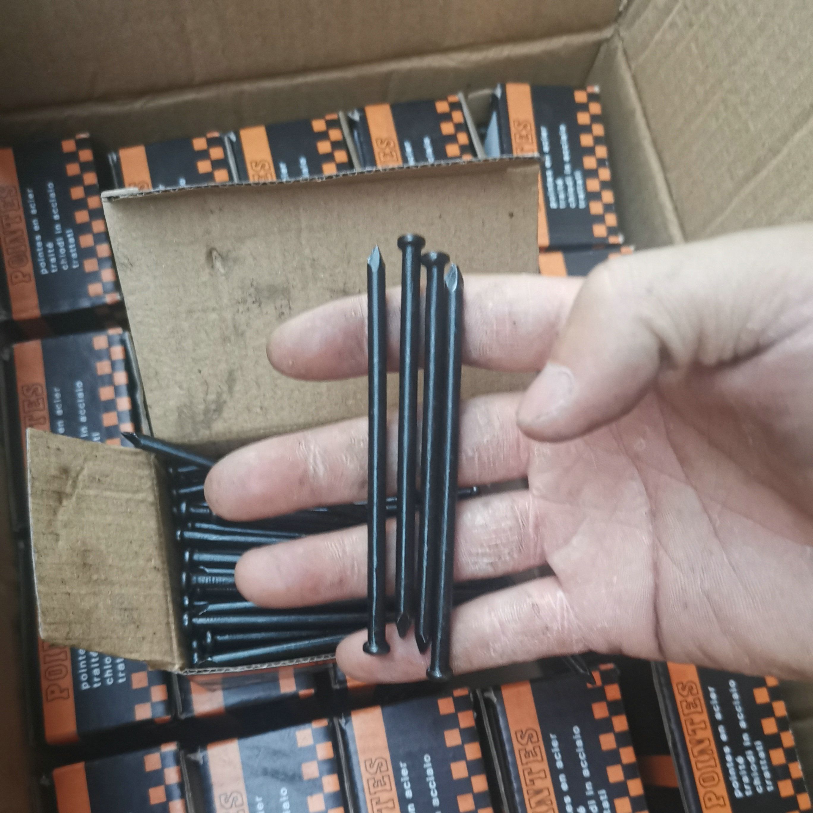 Boil black cement nails black box red block galvanized cement nails steel nails boil black cement nails