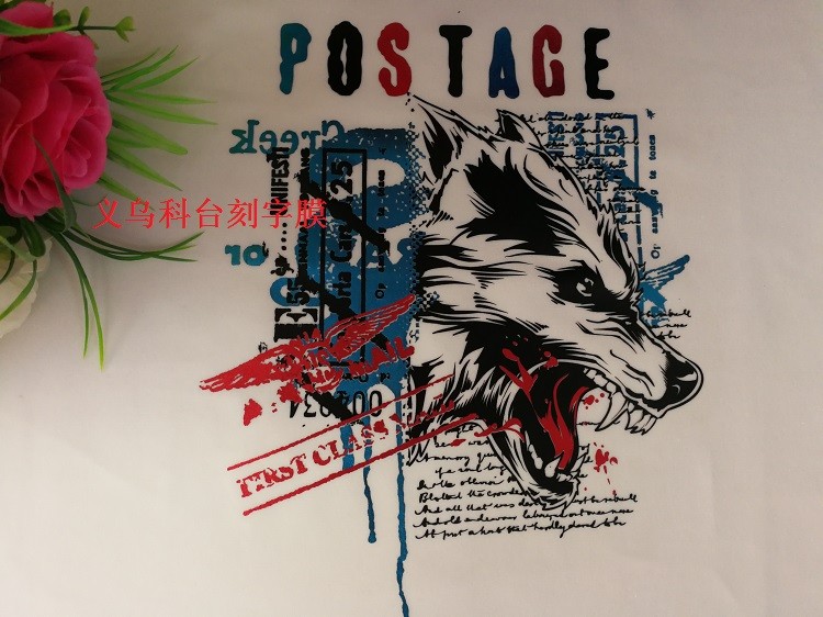 Factory direct sales of heat transfer engraving film, PU plain surface engraving film, DIY personalized, private customization, engraving patterns based on provided drawings, various clothing logos pic 15