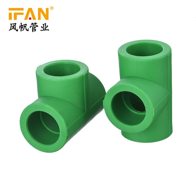 IFAN Factory direct sales of PPR pipe fittings, T32 PPR three-way all-plastic pipe fittings detail image 8