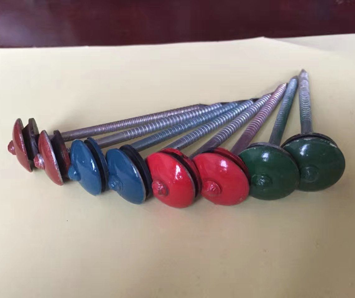 Paint rubbing wire corrugated nail galvanized corrugated nail factory direct sales redlong