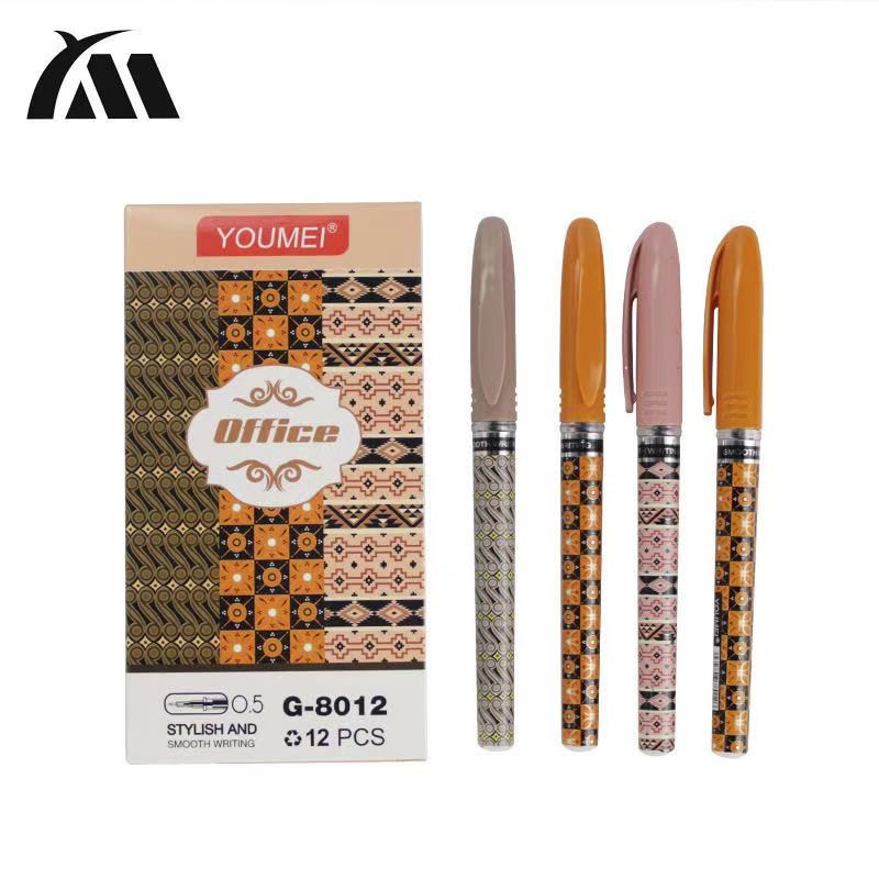 Supplying YOUMEI 0.5 gel pen, water-based signature pen, and Youmei G-8012 black office signature pen detail image 1
