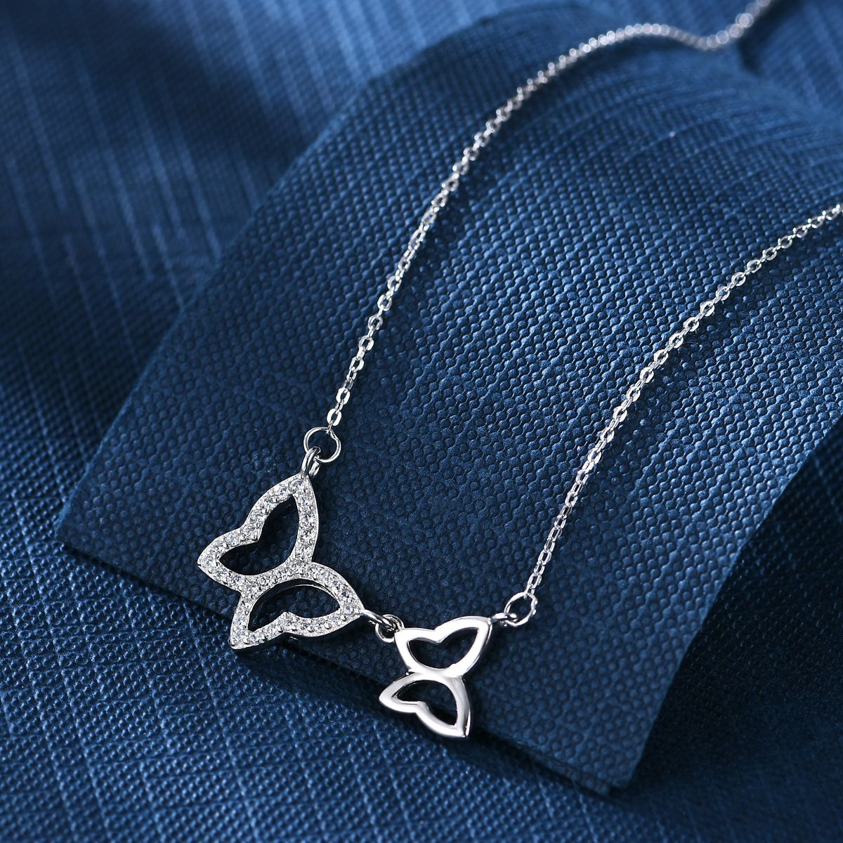 S925 all-silver T255 women's necklace with free shipping starting from one piece