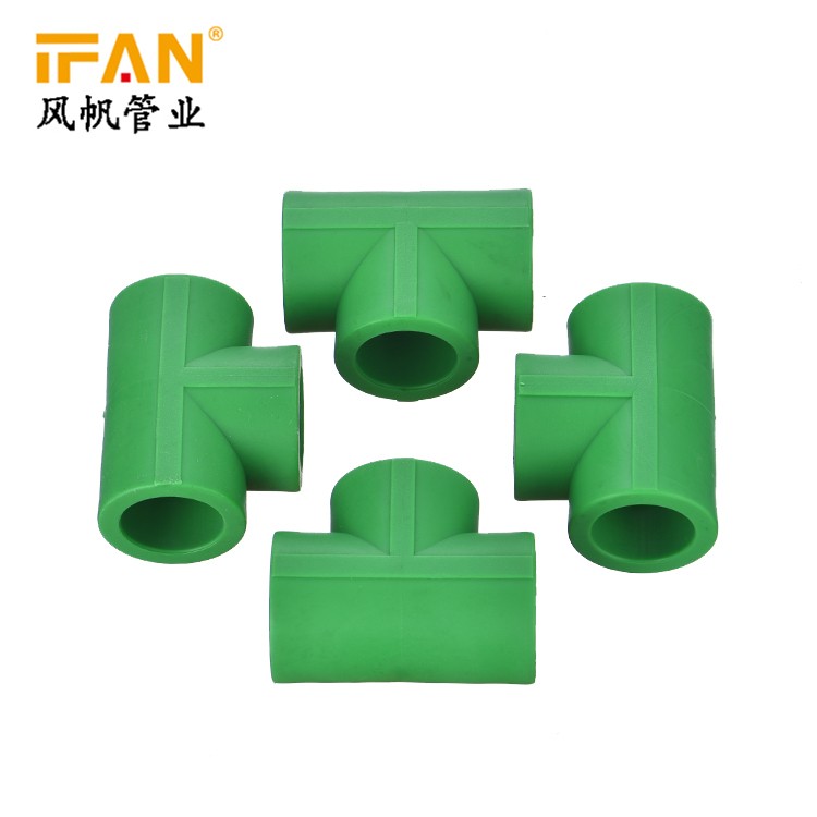 IFAN Factory direct sales of PPR pipe fittings, T32 PPR three-way all-plastic pipe fittings detail image 10