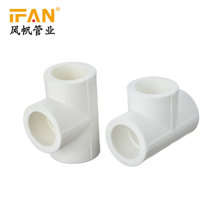 IFAN Factory direct sales of PPR pipe fittings, T32 PPR three-way all-plastic pipe fittings detail image 5