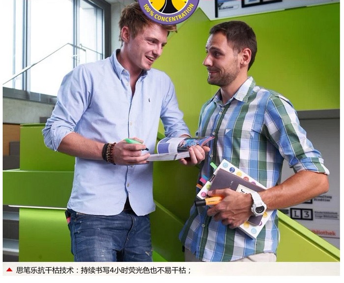 德国STABILO思笔乐荧光笔72霓虹乐记号笔 创意记号笔详情图11