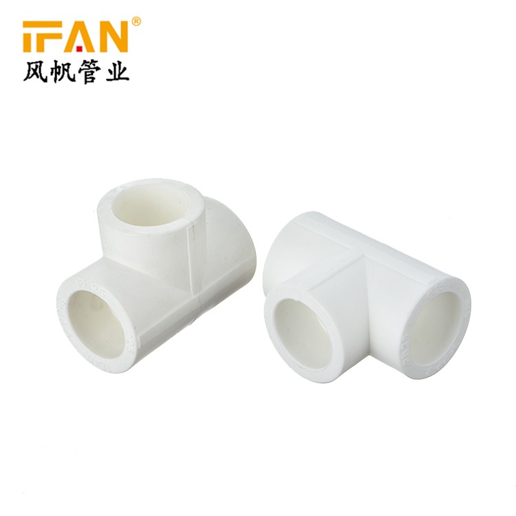 IFAN Factory direct sales of PPR pipe fittings, T32 PPR three-way all-plastic pipe fittings detail image 2
