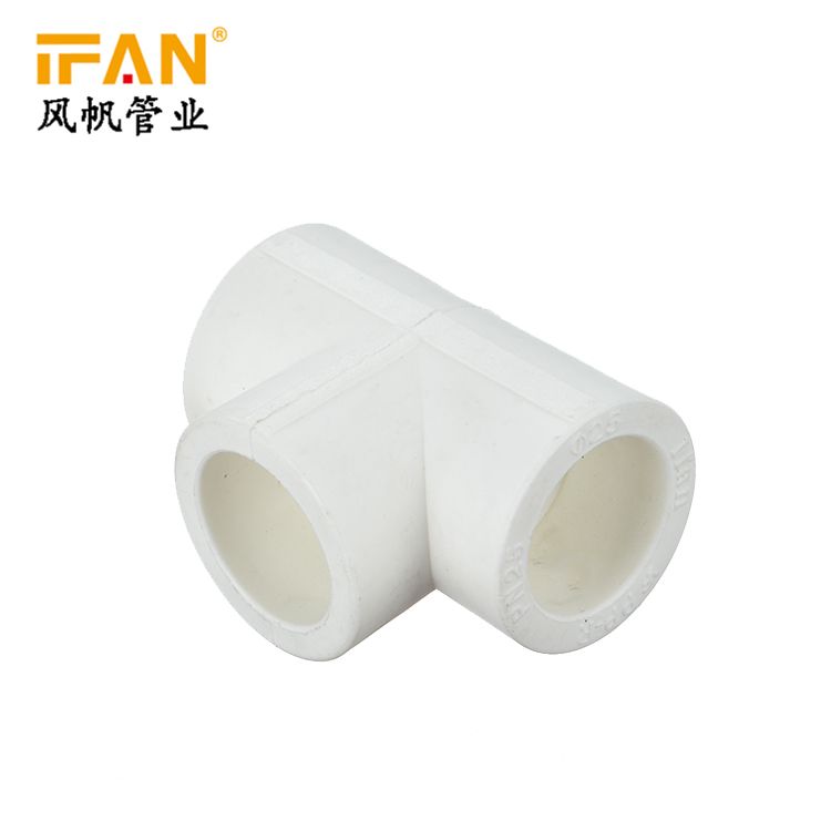 IFAN Factory direct sales of PPR pipe fittings, T32 PPR three-way all-plastic pipe fittings details Picture