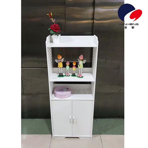 Bathroom storage rack Bathroom storage rack Bathroom storage cabinet Toilet corner cabinet Bathroom toilet side cabinet ZW2996 double-door three-level bathroom cabinet