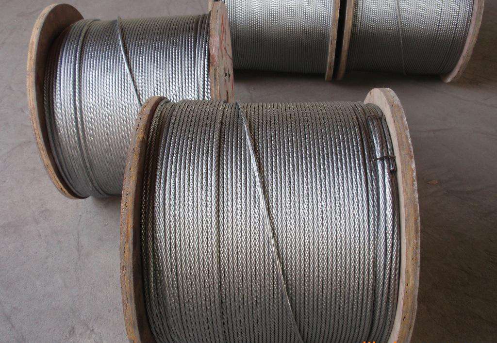 Galvanized steel wire rope, stainless steel wire rope
