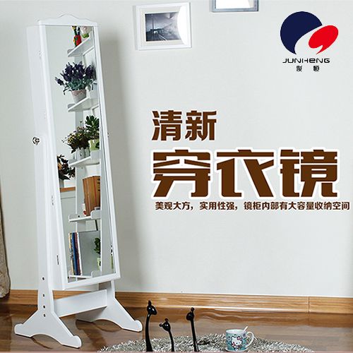 穿衣镜 饰品 礼物 试衣镜子 全身落地 收纳柜镜 1316