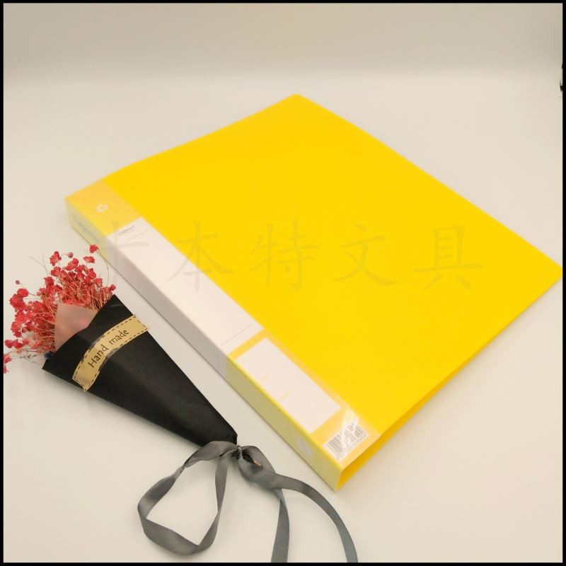 三孔文件夹 厂家直销资料夹 办公用品 琴谱夹 学生孔夹自产自销详情图3