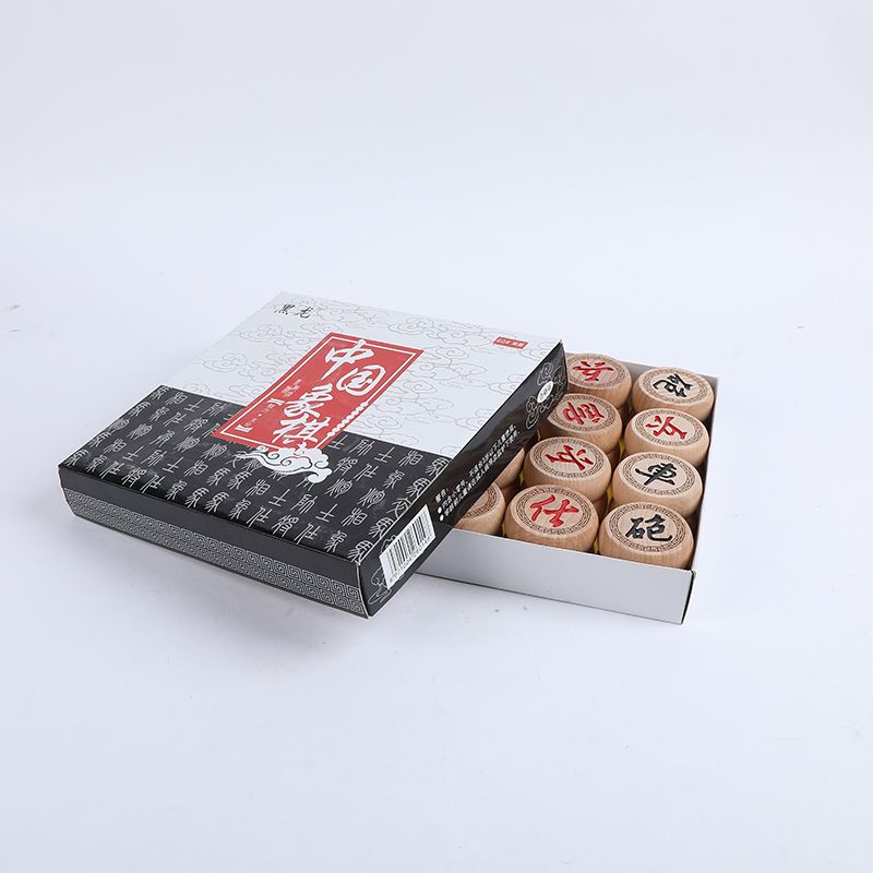 义乌好货 纸盒榉木象棋雕边60/25738详情图