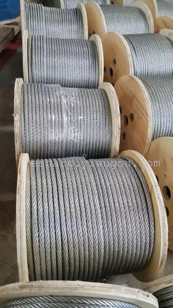 Steel wire rope Steel stranded wire rope lifting rope elevator rope binding rope galvanized smooth steel wire rope PVC