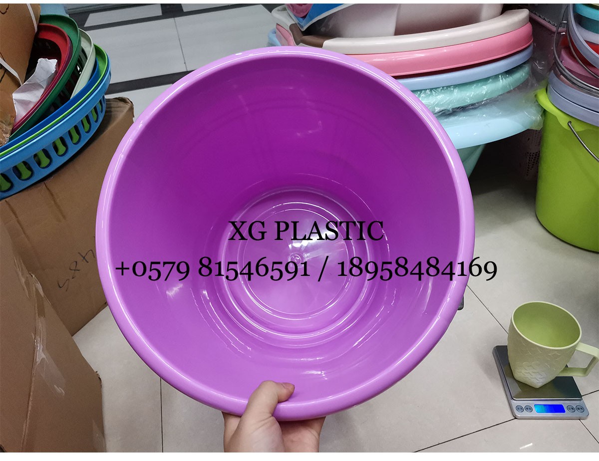 小号塑料水桶铁把水桶家用蓄水桶洗衣桶糖果色时尚圆形塑料桶热销详情图10