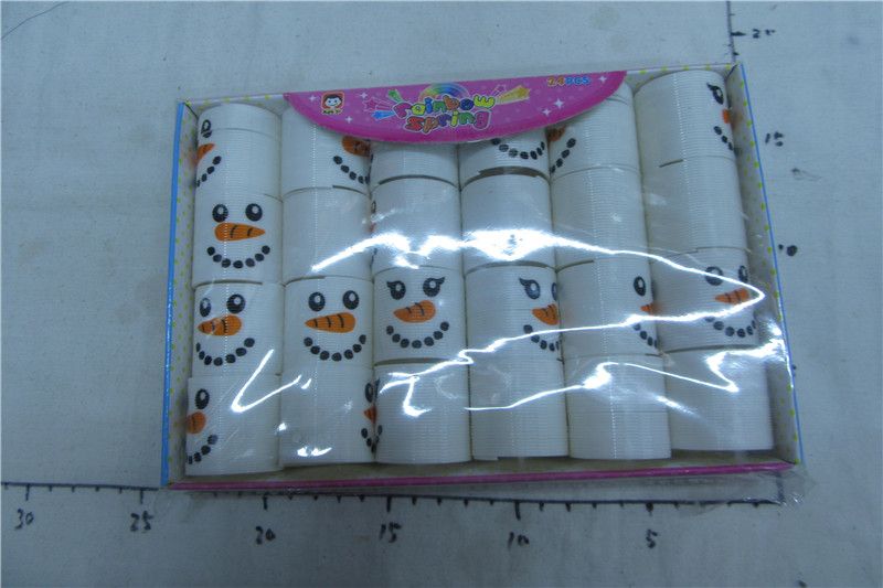 高透明度雪人造型休闲玩具展示盒 白色彩盒圈收藏装饰佳品