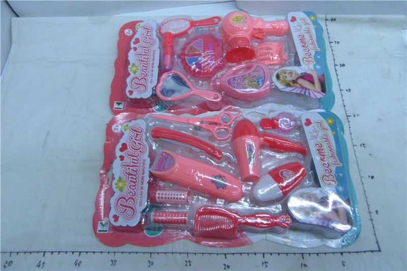 Children's role-playing exaggerated jewelry DIY set, vacuum board blue rose bead decoration toys, small gifts, accessories and toys