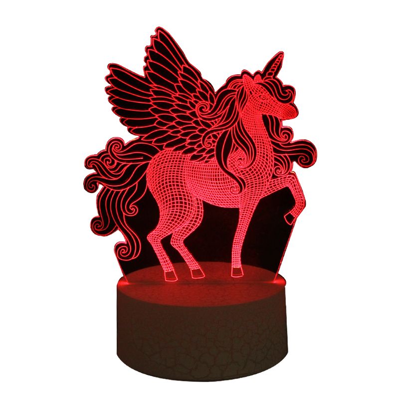 Creative 3D nightlight LED lamp USB lamp Bedside lamp Bedroom lamp Holiday birthday gift