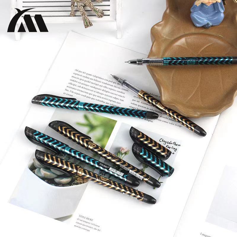 Hermosa fuente YOUMEI unisex pen negro 0.5MM aqua pluma oficina firma pluma publicidad details Picture