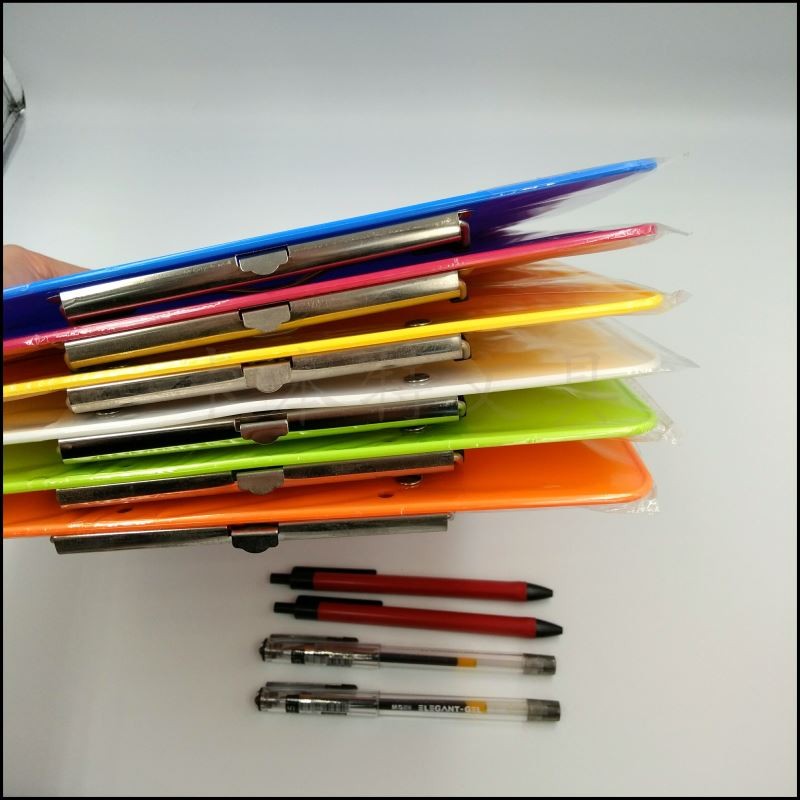 写字板夹 自产自销 A4菜板夹 实色文件夹 厂家直销 书写板夹详情图7