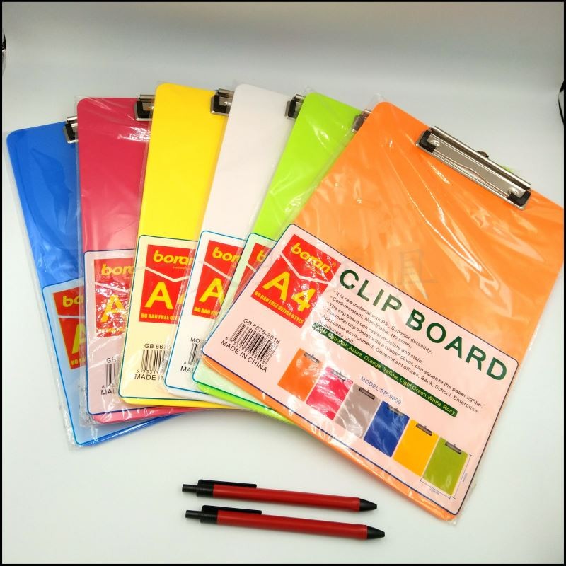 写字板夹 自产自销 A4菜板夹 实色文件夹 厂家直销 书写板夹详情图10