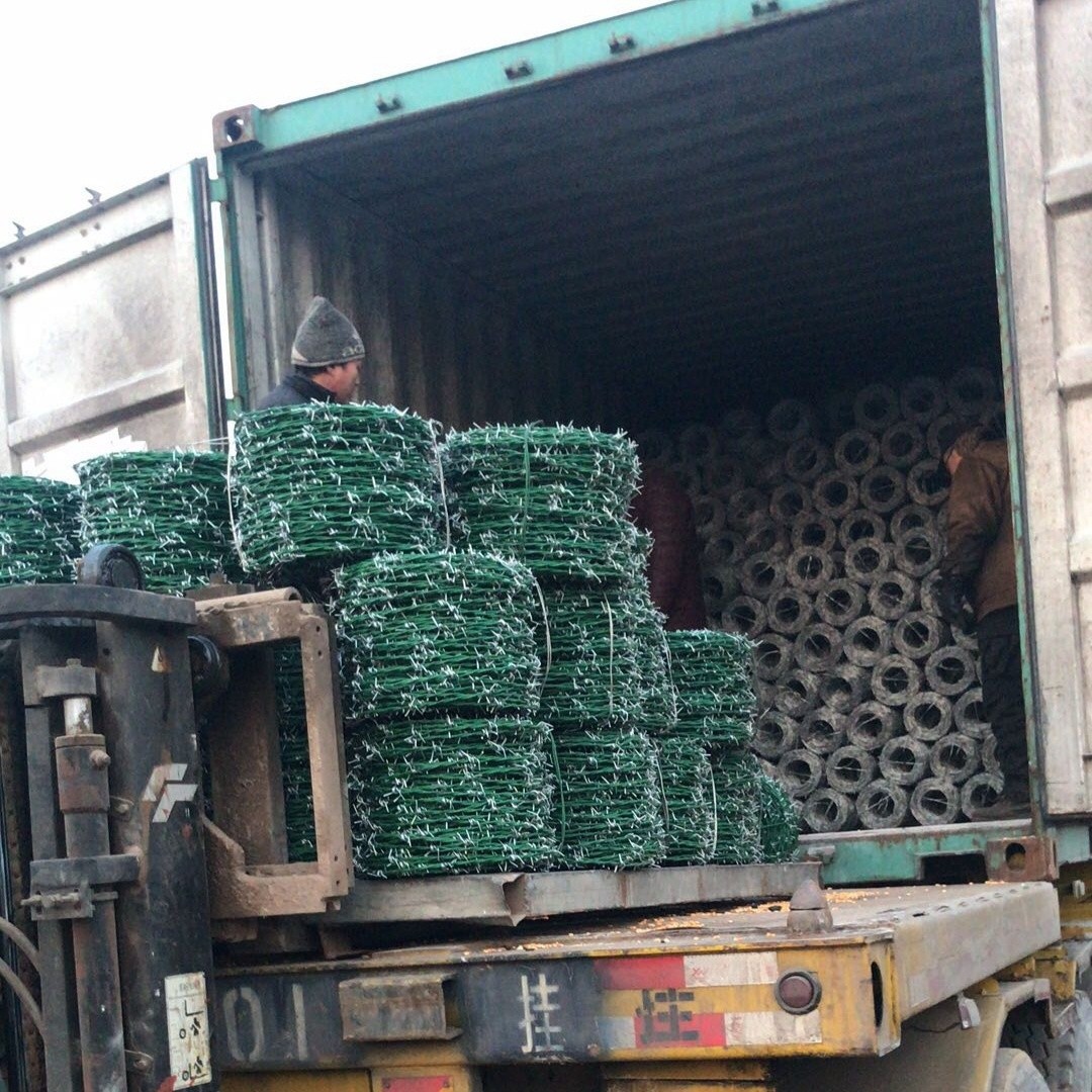 ПВХ завернута в пластиковую проволоку с колючей проволокой и проволокой редлон pic 20