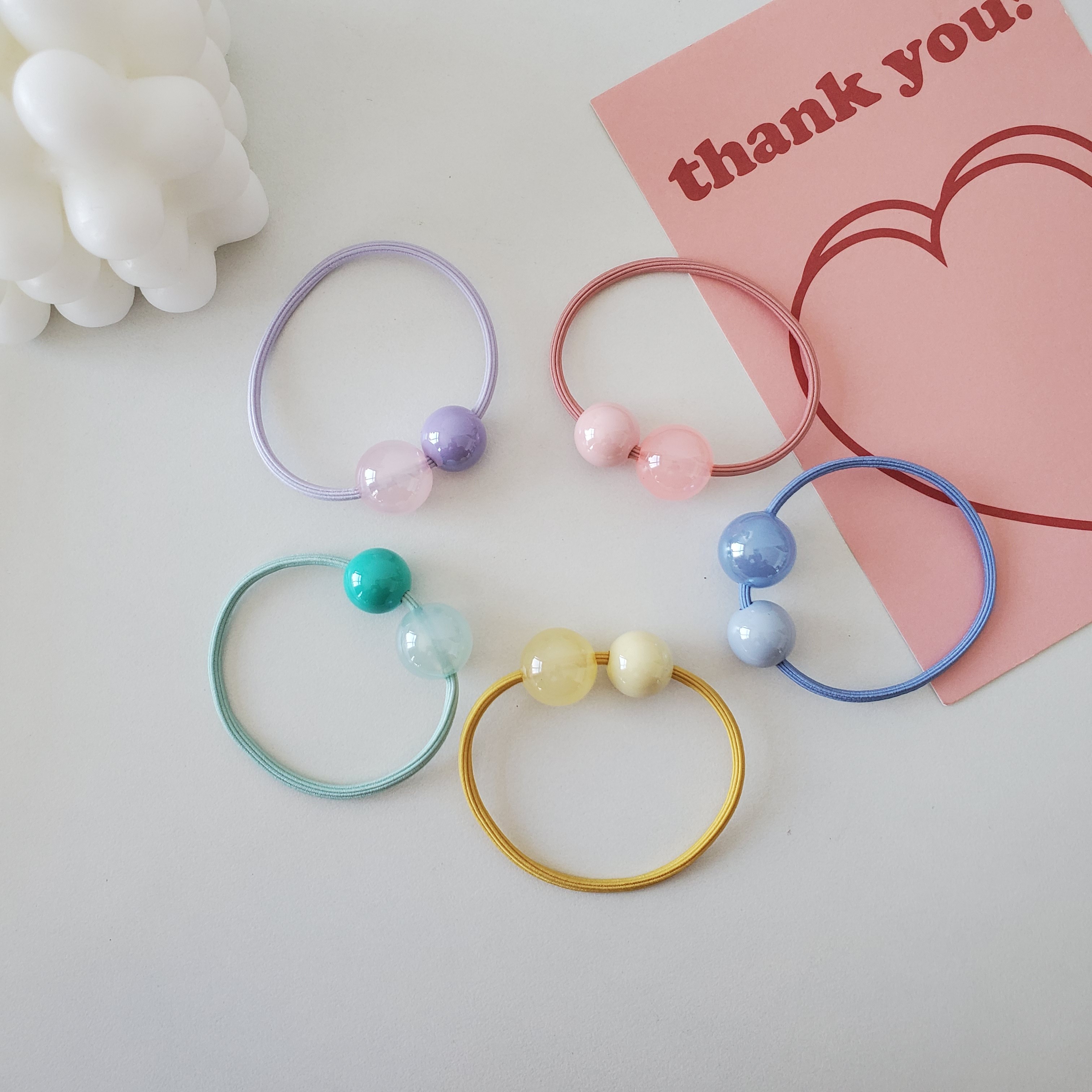 陈明饰品小糖豆发绳一件起批包邮多样颜色新款包括详情图1