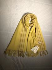 金色羊绒围巾20