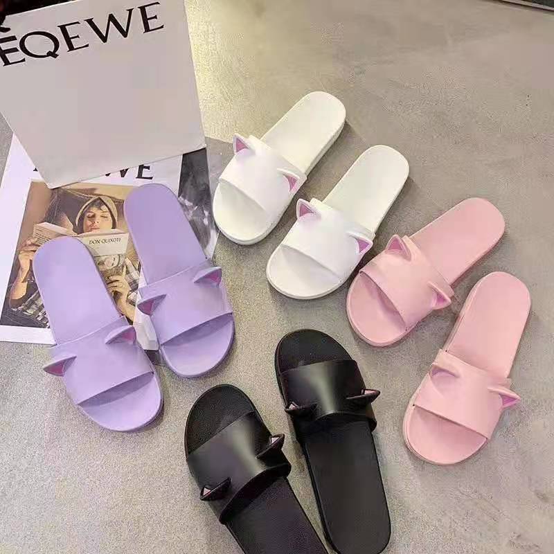 Summer ladies cartoon Piggy slippers