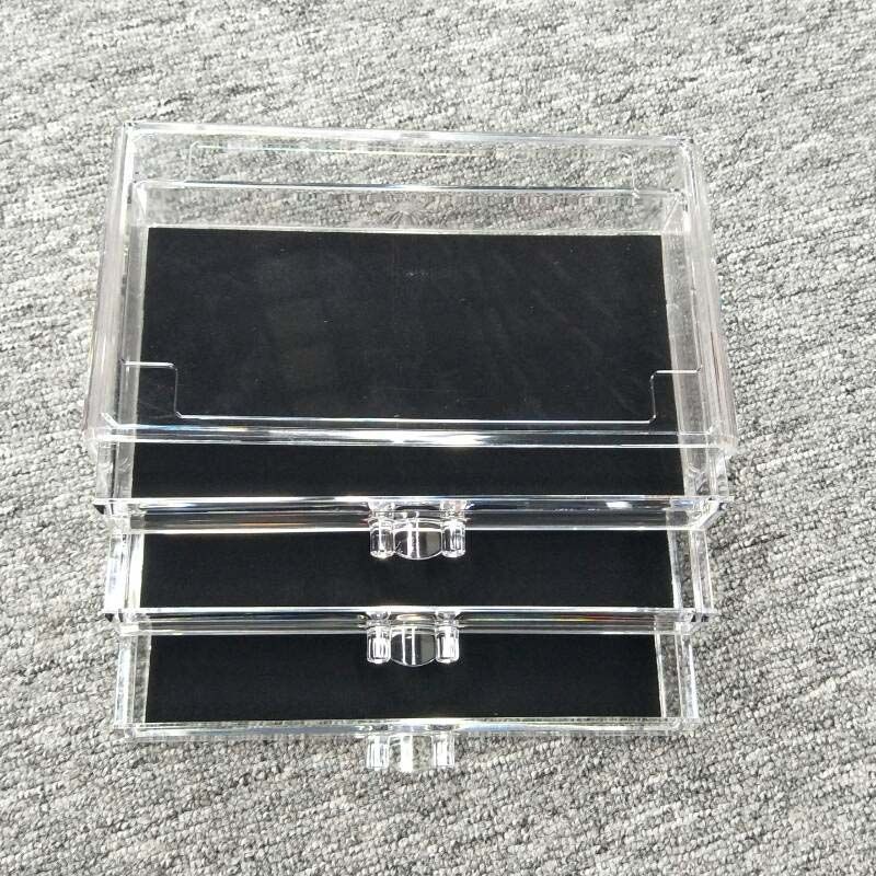 ZL140002桌面抽屉亚克力透明化妆品收纳盒梳妆台塑料护肤品口红置物架   量大价格请咨询客服