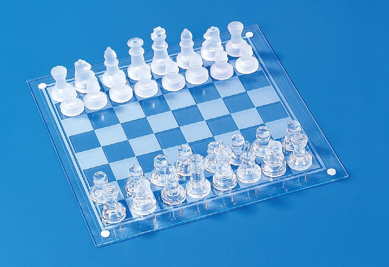 大号玻璃国际象棋35*35详情图3