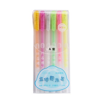 Colin 890 3D Highlighter DIY Hand Painting Doodle Diary Student Creative 3D Jelly Pen Set detail image 7