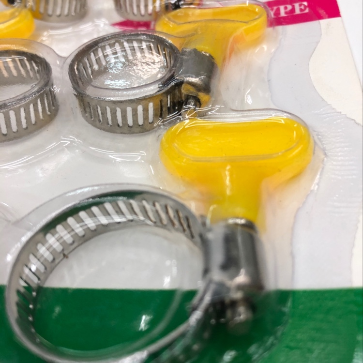 6pc塑夹喉箍水管油管卡箍抱箍管夹活箍管箍五金工具产品图