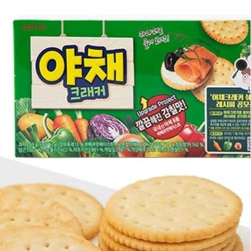 Lotte Vegetable Biscuit Large box detail image 1
