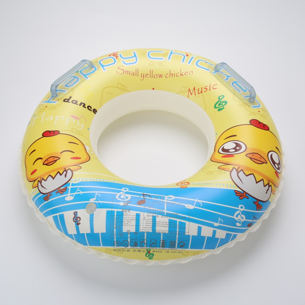 新款50#，60#，70#欢乐小黄鸡泳圈2002详情4