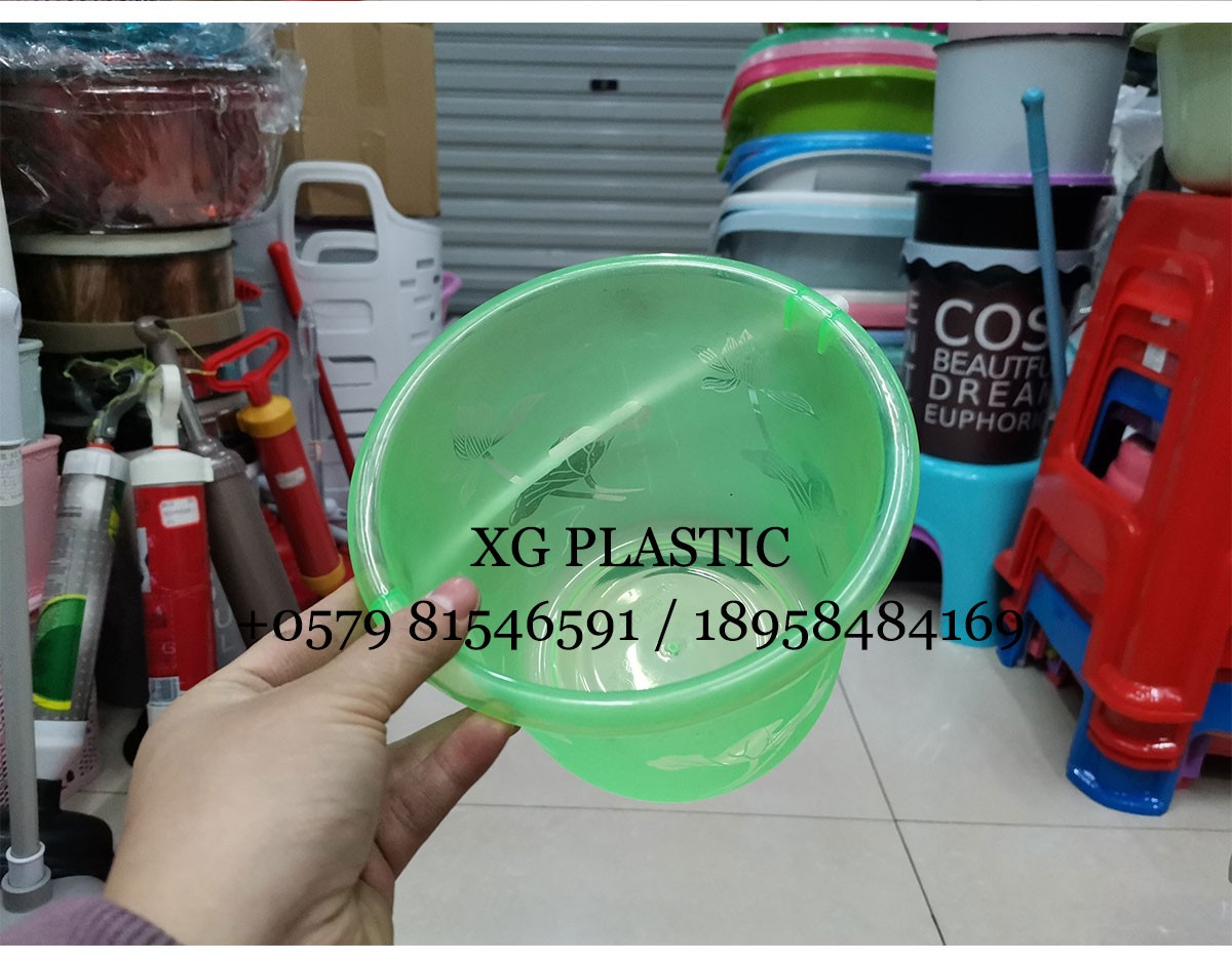 便携小水桶塑料桶圆形手提水桶儿童戏水桶学校画画洗笔桶塑料桶详情图7