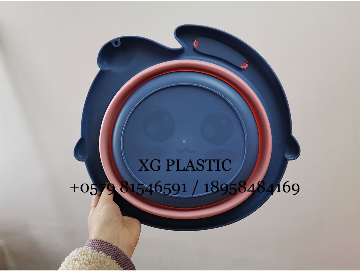 折叠脸盆时尚新款可爱卡通小脸盆洗脸盆洗脚盆洗屁屁盆宝宝小脸盆详情图4