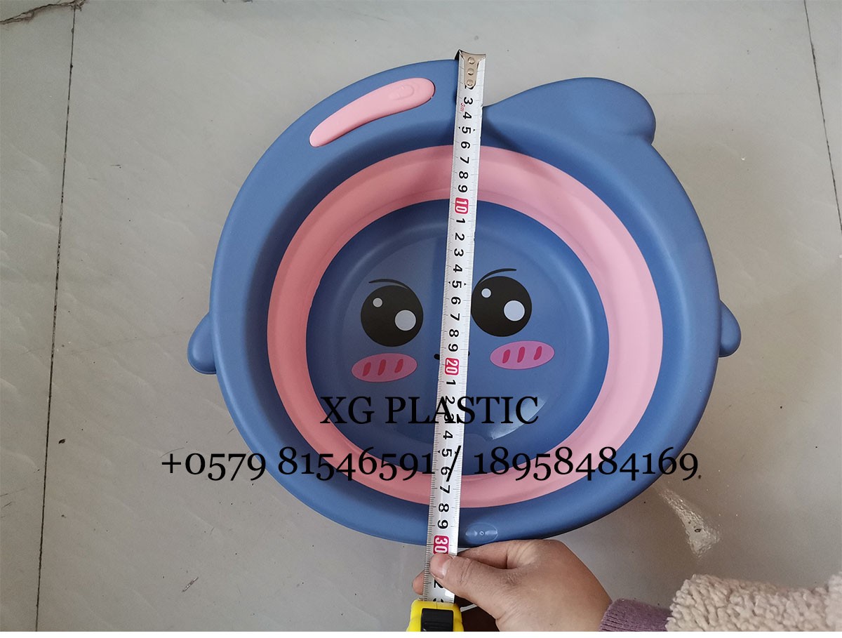 折叠脸盆时尚新款可爱卡通小脸盆洗脸盆洗脚盆洗屁屁盆宝宝小脸盆详情图9