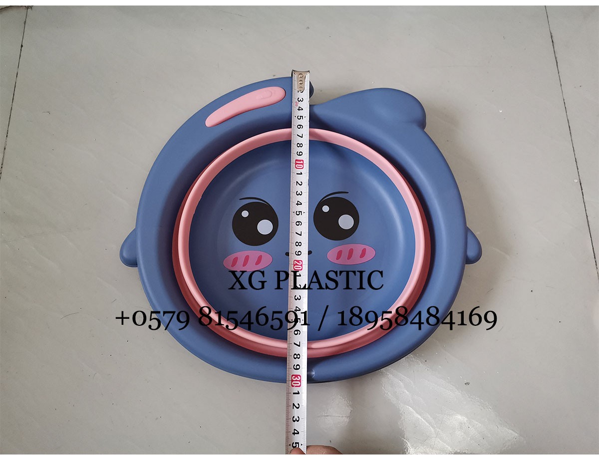 折叠脸盆时尚新款可爱卡通小脸盆洗脸盆洗脚盆洗屁屁盆宝宝小脸盆详情图6